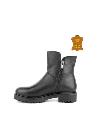Hush Puppies Eretria 725029 Gerçek Deri, Anatomik, Kadın Bot Siyah Siyah