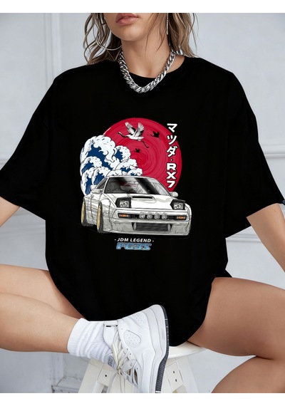 Noıssey Urban Pop Graphic Kadın Tişört Koleksiyonukod 5597 Siyah