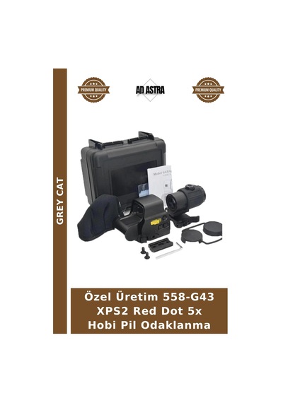 Özel Üretim 558-g43 Xps2 Red Dot 5x Hobi Pil Odaklanma