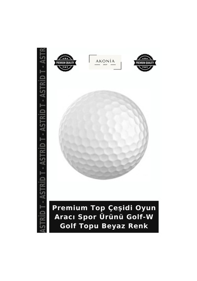 Premium Top Çeşidi Oyun Aracı Spor Ürünü Golf-w Golf Topu Beyaz Renk