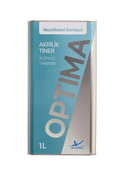 Akzonobel Optima Akrilik Tiner Yavaş 1 Litre 0