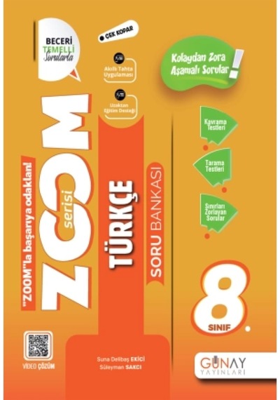 Zoom Lgs 8. Sınıf Türkçe Soru Bankası