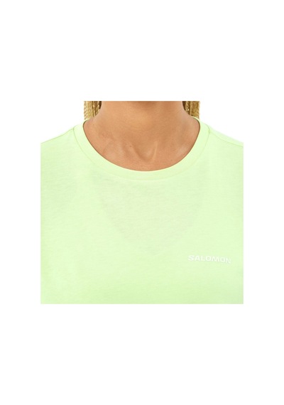 Salomon Short Ss Tee Relaxed W 18271 Yeşil