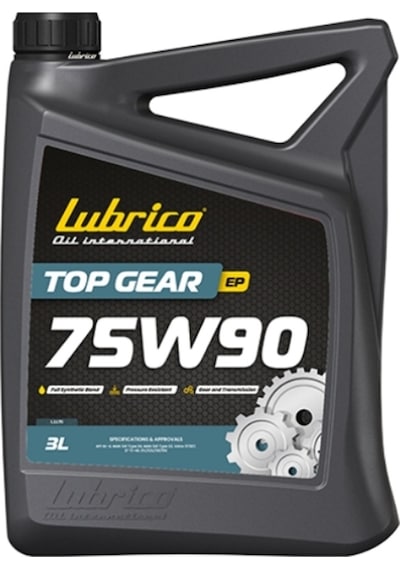 Lubrico Top Gear G9 Ep 75w-90 Sentetik Şanzıman Yağı 3 L