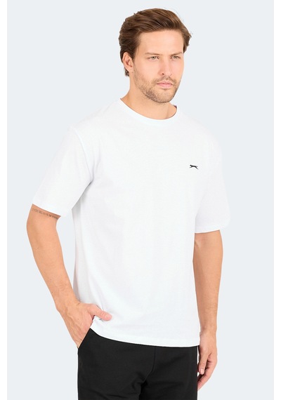 Slazenger Karnen In Oversize Erkek Baskılı Beyaz Tişört Beyaz Slazenger Karnen In Oversize Erkek Baskılı Beyaz Tişört Beyaz