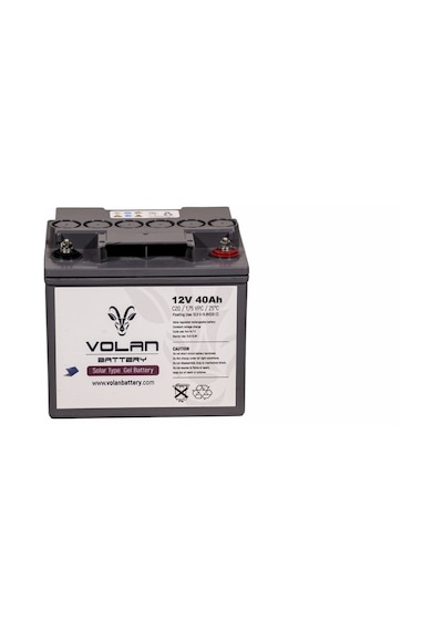 12 Volt 40 Amper Jel Akü Solar Güneş Enerjisi - Volan Akü / 325018657