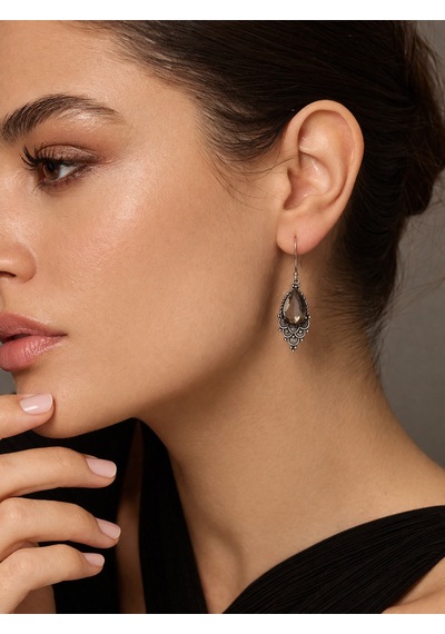 Kadın Bakır Bileklik Kolye Yüzük Küpe Takım Seti Damla Model Doğal Zultanit Taşlı Antialerjik Set Diğer
