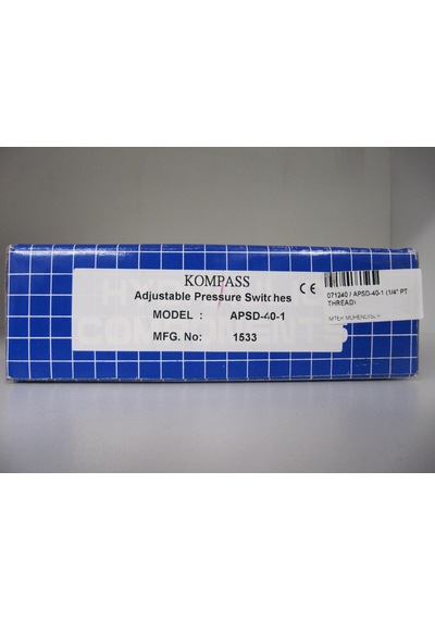 Kompass Apsd-40-1 1/4" Pt Thread Pressure Switch
