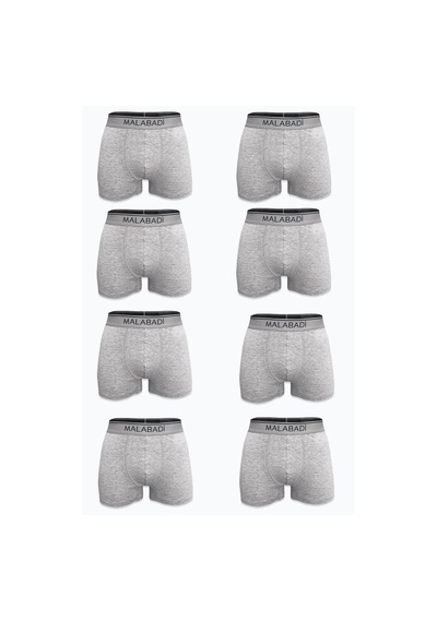 Malabadi Erkek Gri 6 Lı Premium Collection Modal Boxer 6m252 Gri
