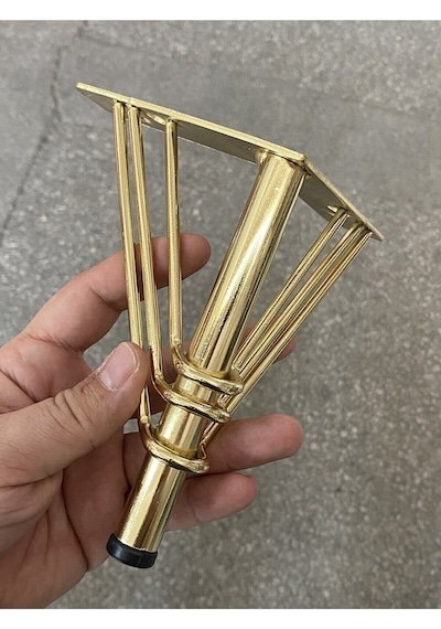 Lno Metal Gold Demir Koltuk Kanepe Ayağı 15cm