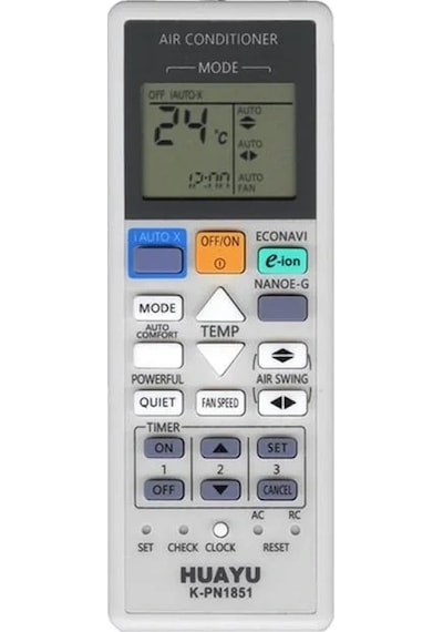 Huayu K-pn1851 Universal Ac Panasonic Klima Kumandası