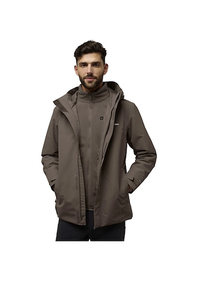 Jack Wolfskin Altenberg 3ın1 Jkt M Erkek Outdoor Montu A61864-5719 Kahverengi A61864-5719 Kahverengi