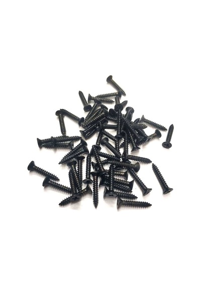 Siyah 1000 Adet Klips Vidası 2,2x13 Mm Yhb - Konik Başlı Kutu, Sandık, Ayak, Askı, Mini Vida 13 MM