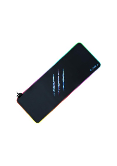 Claw's Raptor 80x30cm Mikrofiber Yüzey/kaydırmaz Kauçuk Zemin 360 Rgb Dikişli Xl Mousepad - Siyah