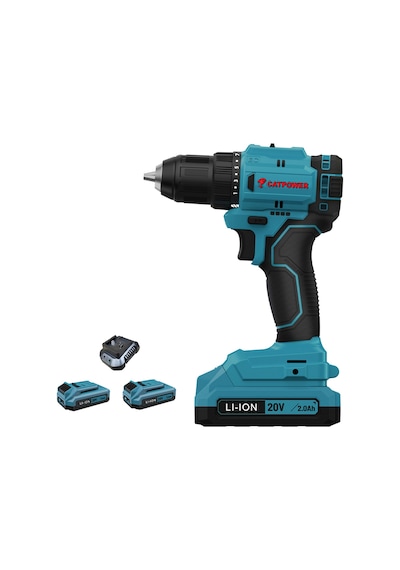 Catpower 4213 20 V 2 Ah Li-ion Çift Akülü Darbeli Vidalama