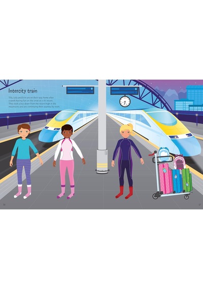 Sticker Dolly Dressing Travel 3 Adet Çok Renkli