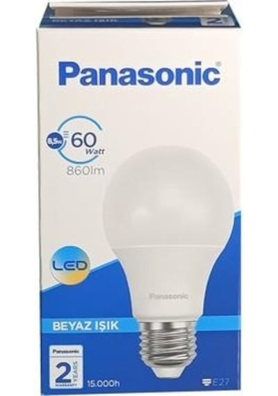 Panasonic E27 8.5W Ampul 6500K 850 Lumen