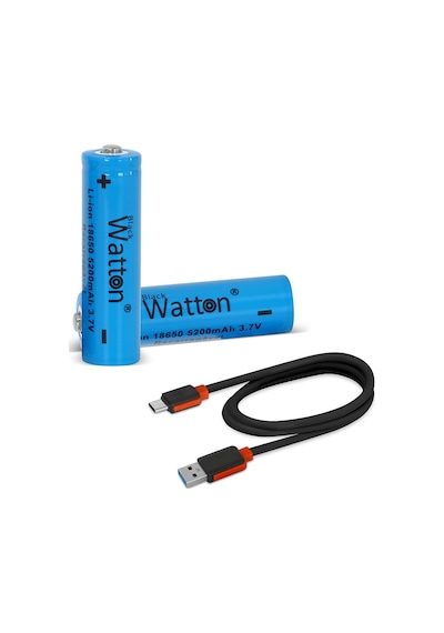 Usb Şarjlı Oto Tamirci Çalışma Lambası Watton Wt-733 Siyah