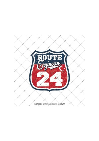 Roup36 Route Erzincan 24 Sticker