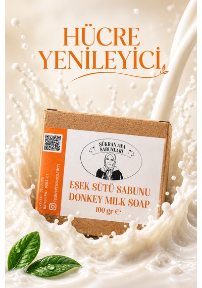 Zeytin Yağlı Hindistan Cevizi Yağlı El Yapımı Eşek Sütü Sabunu 100 Gr