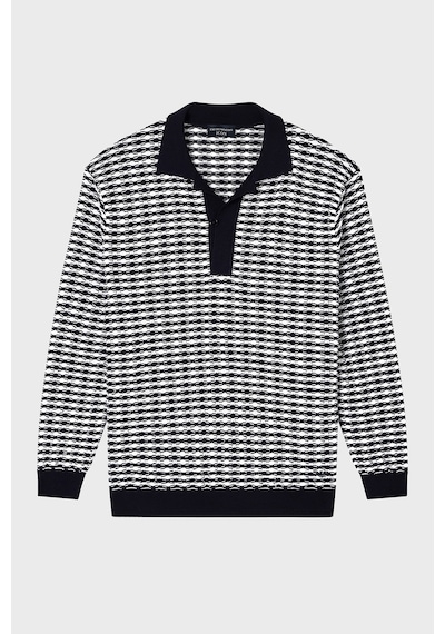 Emporio Armani Erkek Kazak Em003518 Af19833 F0015 Beyaz - Lacivert