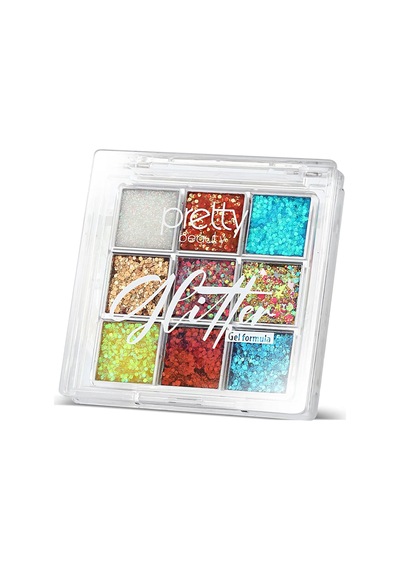 Pretty PB-203 Glitter Gel Far Paleti 9'lu