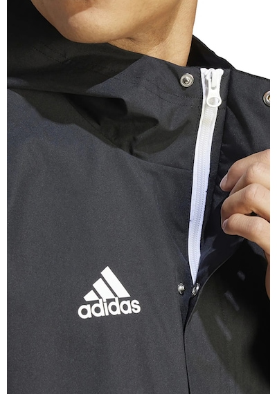 Adidas Ent22 Aw Jkt Erkek Su Geçirmez Antrenman Yağmurluk Siyah Siyah