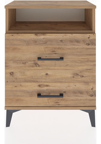 Arges Komodin Tek Raflı 2 Çekmeceli 60x30x80 Çam-çam Atlas Çam Arges Komodin Tek Raflı 2 Çekmeceli 60x30x80 Çam-çam Atlas Çam