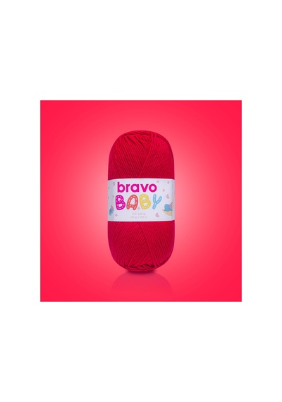 Baby Tüylenmez Anti Pilling Bebek Yünü 100 Gr 250 Metre Renk Kodu: 500 Koyu Kırmızı