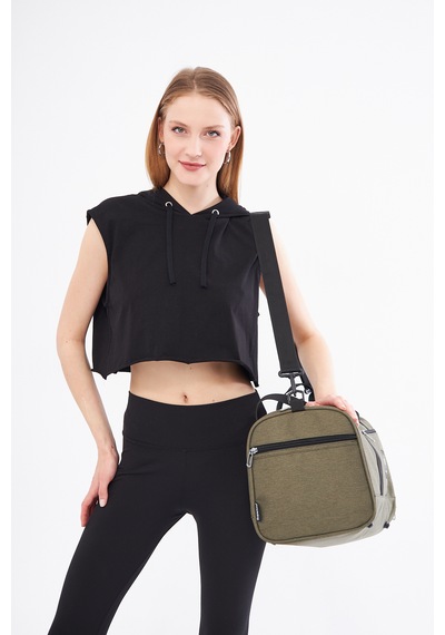 Superbag Seyahat Spor Çantası Haki Kadın Erkek Unisex