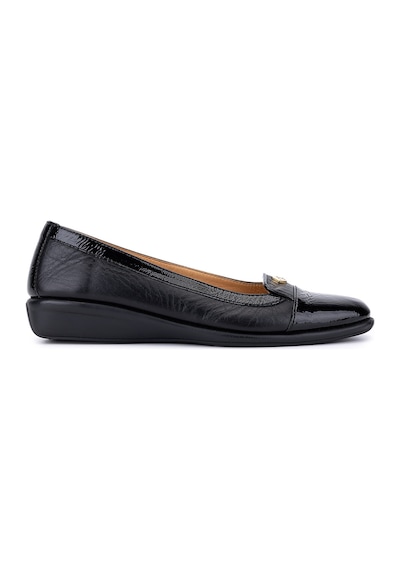 Relax Anatomic Kadın Hakiki Deri Siyah Comfort Ayakkabı 611 E2254 Bn Ayk Y19 Vernıce Black/leather Black Siyah