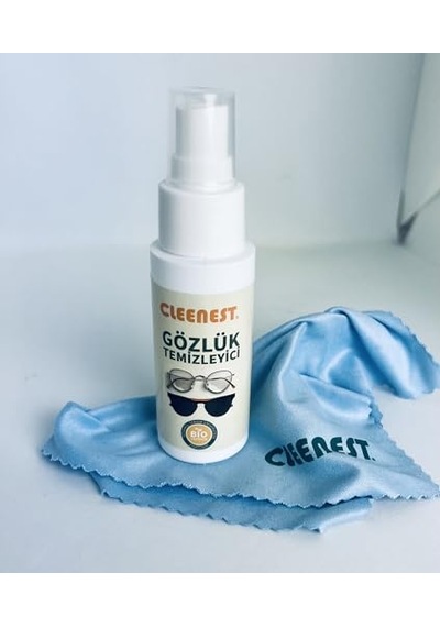 Ayrex Cleenest Gözlük Ve Ekran Temizleme Seti 50 Ml Nazik Solüsyon & Yumuşak 15 X 18 Cm Kaşmir Mikrofiber Bez İ