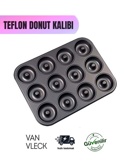 Kek Kalibi Yanmaz Yapismaz Siyah Mat