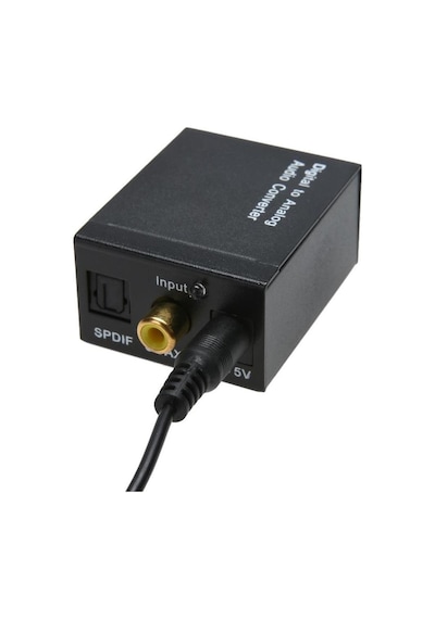 5057 Dijital To Analog 3.5mm Optik Ses Tos Çevirici Dönüştürücü Adaptör