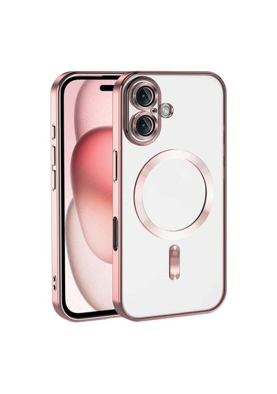 Apple Uyumlu   iPhone 17 Kross Magneticsafe Kapak - Rose