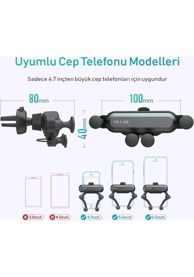 Çok Yönlü Telefon Tutacağı / Syte165