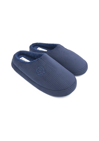 Shoemio Bogart Lacivert Erkek Ev Terliği Lacivert
