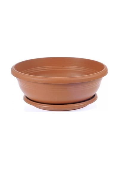 Bonsai Saksısı 3 Adet (Tabaklı 3.8 Lt) (452460088)