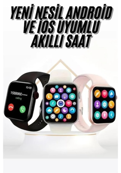 Akıllı Saat Uyku Ve Sağlık Takibi Arama Cevaplama 44 Mm Amoled Ekran