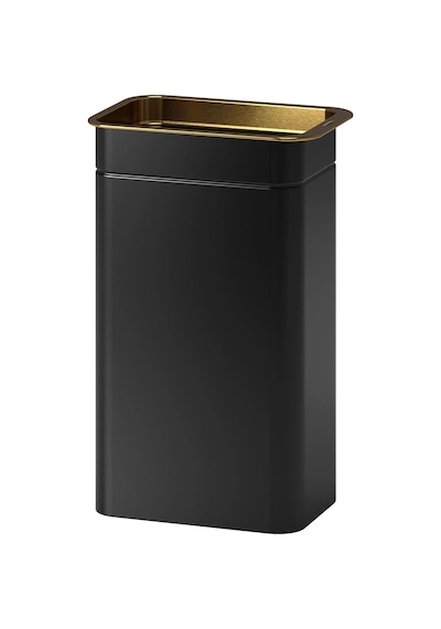 Ikea Blomnıng Gıda Kavanozu 11 X 7 X 20 Cm Siyah Altın Siyah - Altın