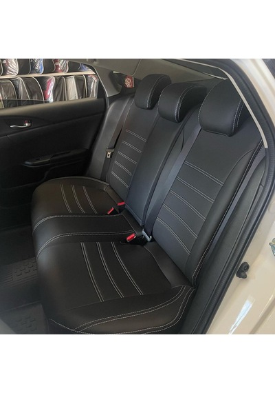 Honda Civic Araca Özel Deri Oto Koltuk Kılıfı 158185