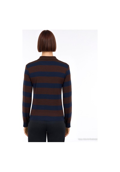 Yargıcı Regular Polo Yaka Uzun Kol Kazak 26kktr2099x 003 Kahverengi