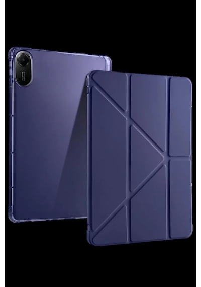 Xiaomi Redmi Pad 2 Kalemlikli Mars Tablet Kılıfı - Lacivert Klasik