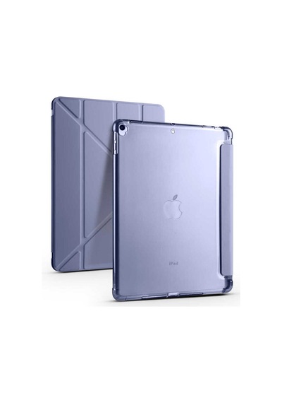 Apple İpad Pro 10.5 7.nesil Uyumlu Kalem Bölmeli Katlanabilir Kılıf Kapaklı Kılıf