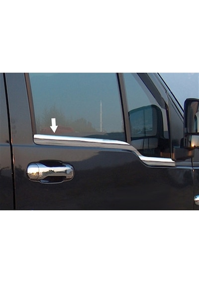 Woc Chrome Ford Connect Krom Cam Çıtası 2002-2014 2 Parça Paslanm