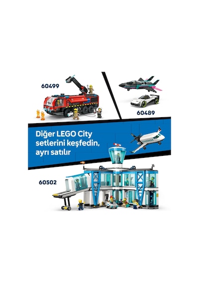 LEGO® City Sarı Taksi 60487 - 6 Yaş ve Üzeri Çocuklar İçin Minifigür İçeren Yaratıcı Oyuncak Yapım Seti (122 Parça)