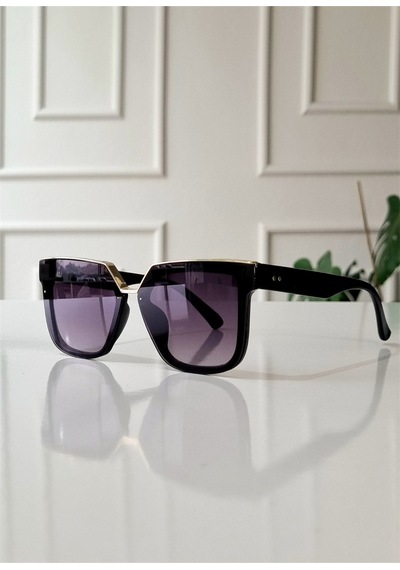 Kelly New Design Black Colored Güneş Gözlüğü Desenli