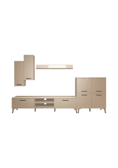Decoraktiv Eko 6 Mdf Dvd Silver Tv Ünitesi Tv Sehpası Beyaz