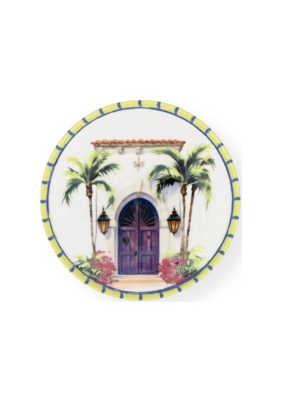 The Mia Palma Pasta Tabağı 6lı Set 19 Cm Çok Renkli