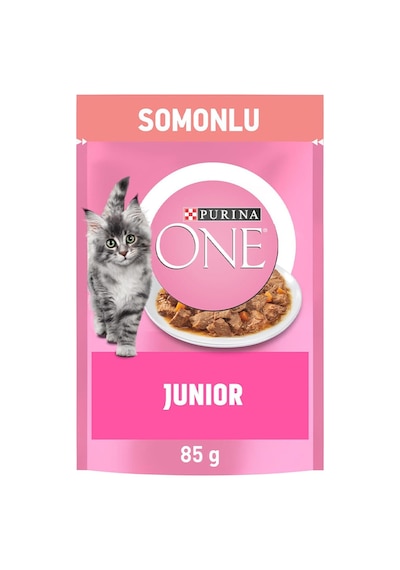 2 Adet Purina One Pouch Junior Somonlu 85 Gr